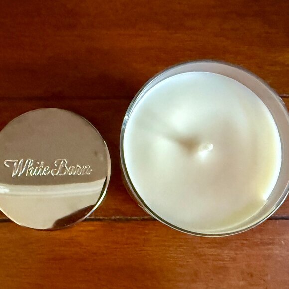 NEW WHITE TEA & SAGE Single Wick Candle 8oz Bath & Body Works - Picture 2 of 4
